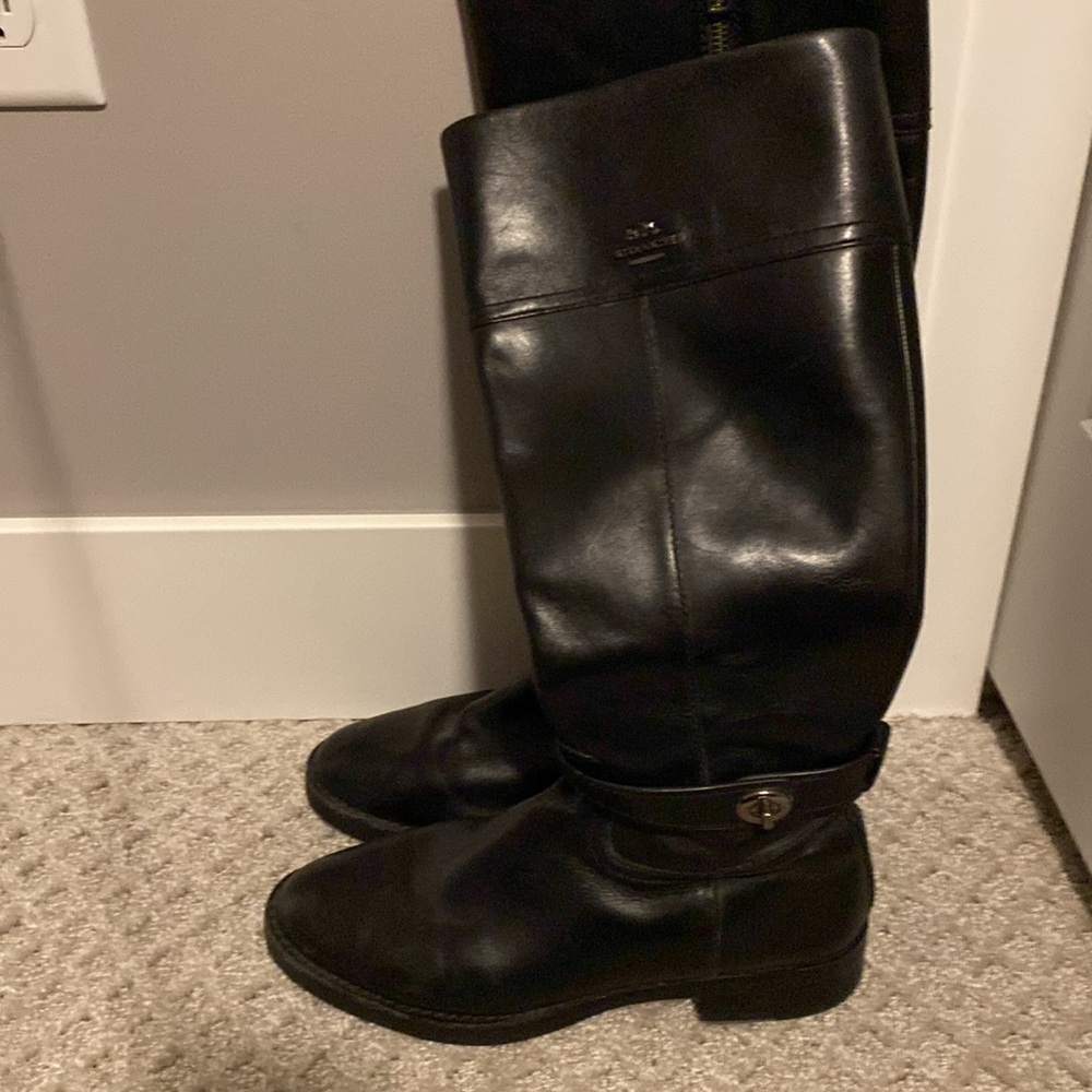 Coach Black Boots - Picture 2 of 7